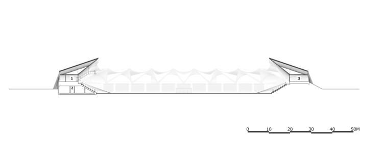 VUILD Designs Timber Stadium in Fukushima Drawing on Japanese Traditions of Renewal - Image 11 of 12