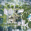 Houhai Hybrid Campus design. Render. Image Courtesy of Büro Ole Scheeren Büro Ole Scheeren Designs a New Mixed-Use Urban Complex in Shenzhen, China - Image 2 of 8