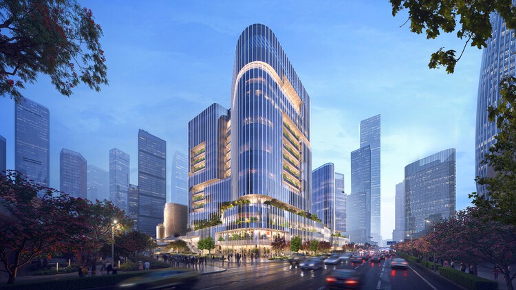 Büro Ole Scheeren Designs a New Mixed-Use Urban Complex in Shenzhen, China - Image 4 of 8