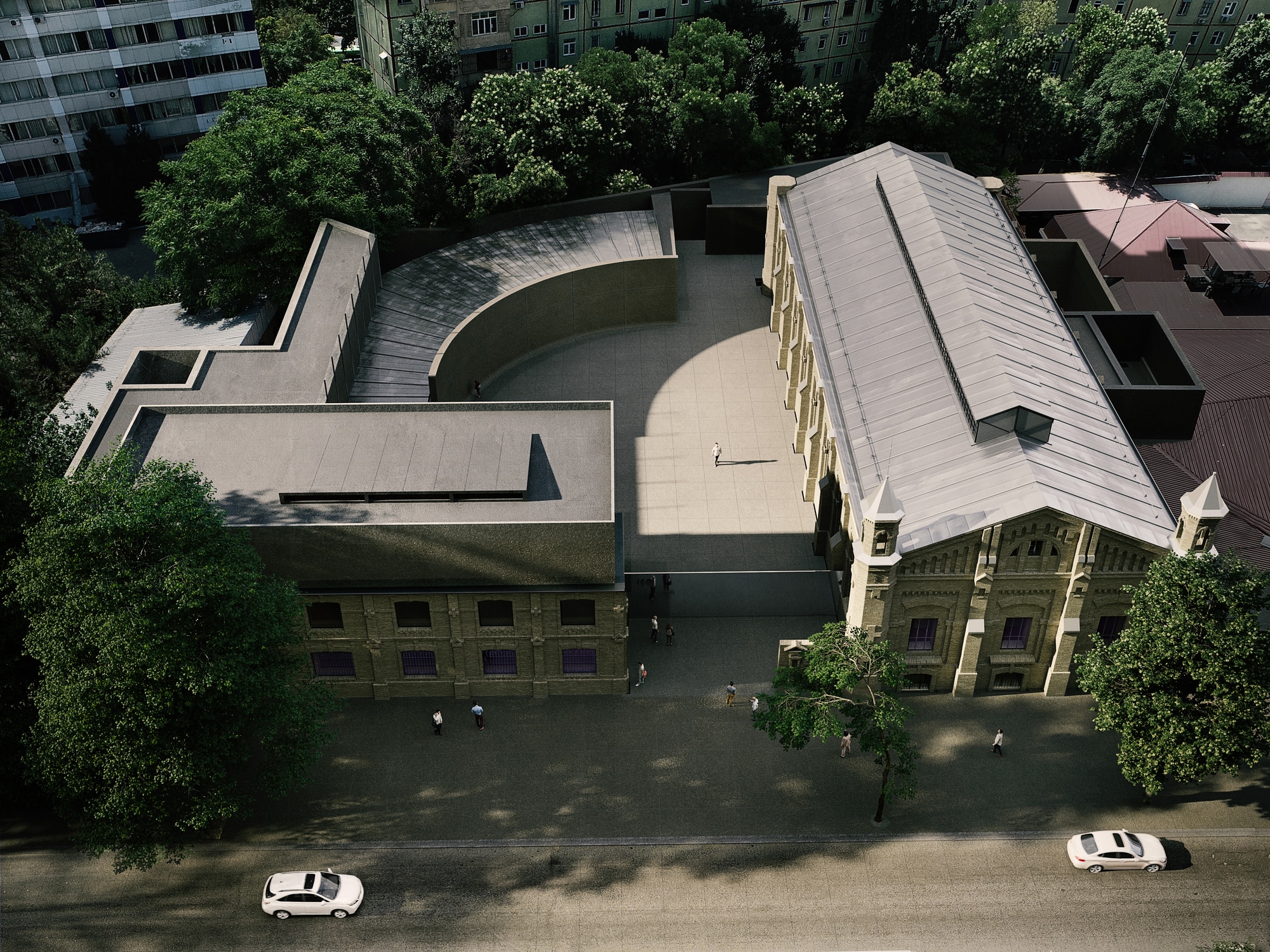 스튜디오 KO, 산업 랜드마크를 타슈켄트의 현대미술 센터로 탈바꿈