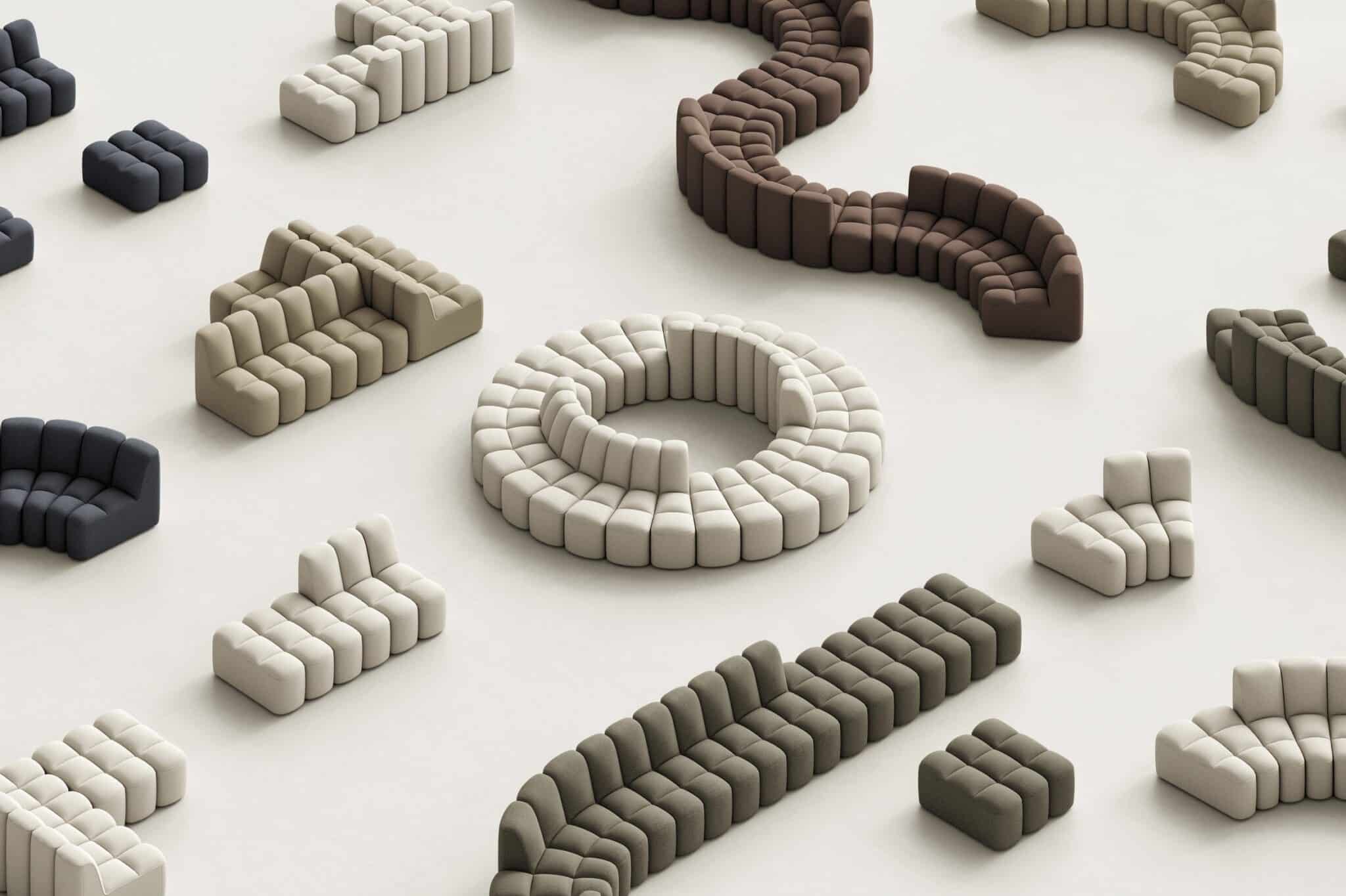 제거 설계의 문제: MDF Italia와 Snøhetta가 내부에서부터 소파를 디자인한 방법