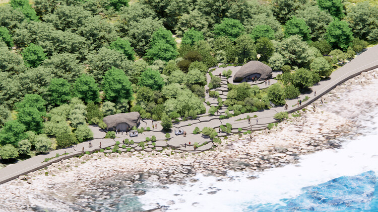 MVRDV Designs Masterplan with Rock-Inspired Tourist Facilities for Jialeshui, Taiwan - Image 2 of 21