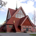 Kiruna Church main view, 2010. Image © Xauxa Håkan Svensson via Wikimedia Commons, under the Creative Commons Attribution-Share Alike 3.0 Unported license Sweden Transports Century-Old Church Across Town to Escape Mine Expansion - Image 2 of 5
