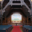 Kiruna Church interior, 2006. Image © Jürgen Howaldt via Wikimedia Commons, under the Creative Commons Attribution-Share Alike 3.0 Germany license Sweden Transports Century-Old Church Across Town to Escape Mine Expansion - Image 3 of 5