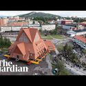 Sweden Transports Century-Old Church Across Town to Escape Mine Expansion - Image 5 of 5