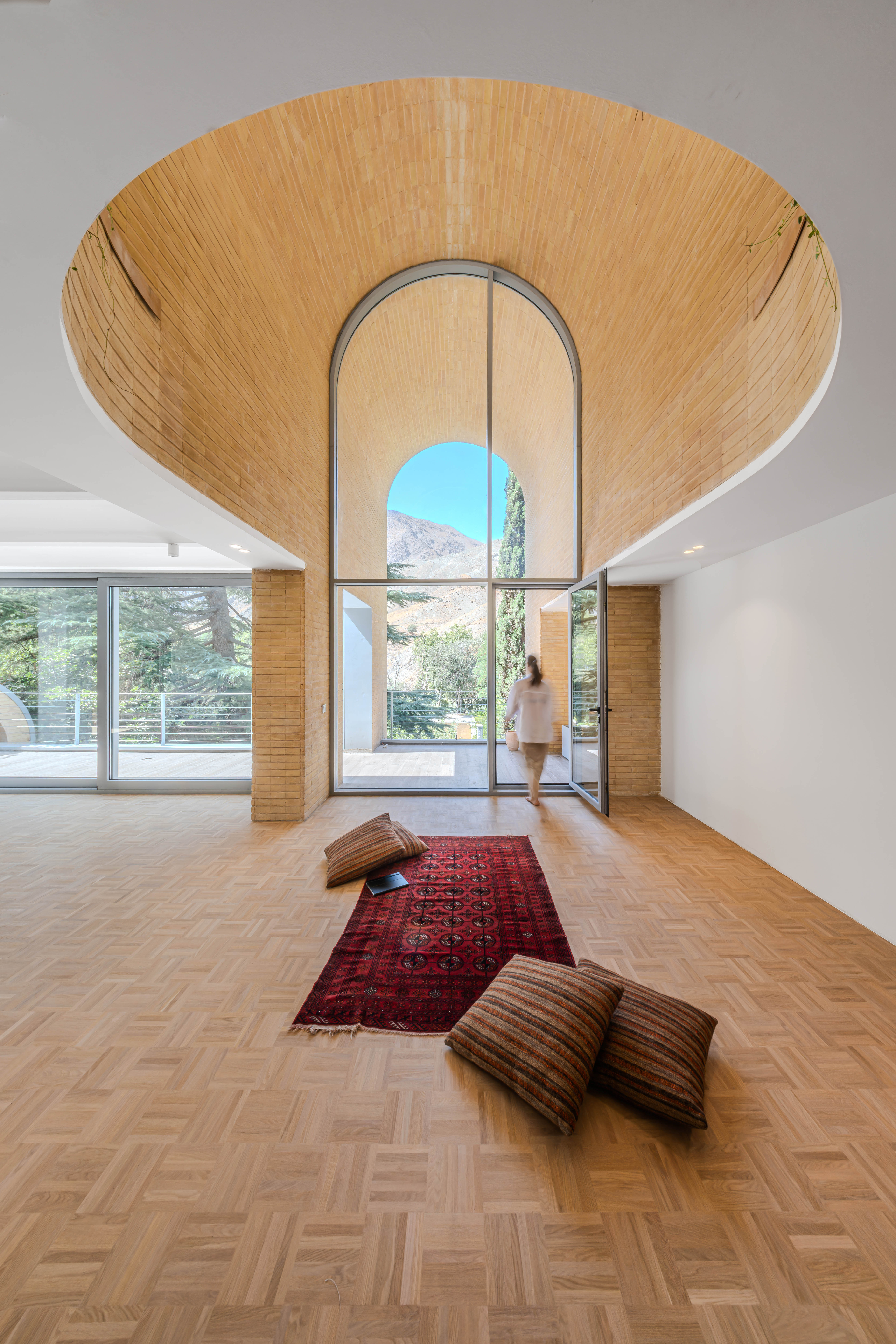 A House Looking to a Cedrus Tree