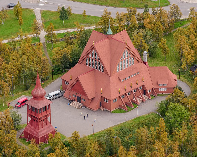 Sweden Transports Century-Old Church Across Town to Escape Mine Expansion - More Images