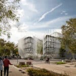 바르셀로나 엘 라발 지구에서 SNOB Architects가 현대식 오피스 빌딩을 설계