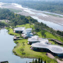 Aerial view of the Lujiatan Wetland Park Commercial Service Center. Image © Arch-Exist World Wetlands Day 2026: Integrating Traditional Knowledge for Climate Resilience - Image 2 of 10