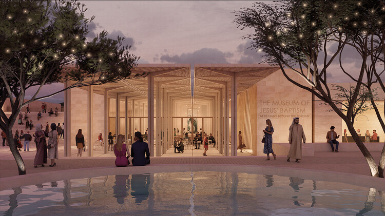 Níall McLaughlin Architects Wins International Competition for Museum of Jesus’ Baptism at Bethany, Jordan - More Images