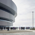 Arena in Milano Santa Giulia by Arup and David Chipperfield Architects. View over the piazza. Image © Noshe David Chipperfield Architects Releases New Images of the Milano Santa Giulia Arena Ahead of the 2026 Winter Olympics - Image 2 of 10