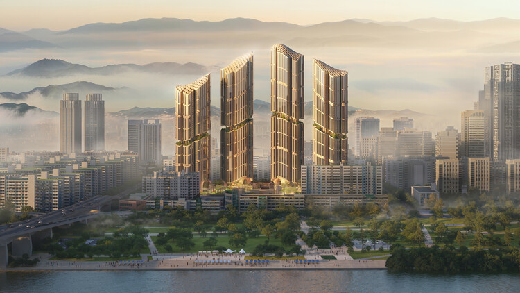 Heatherwick Studio Unveils Design for Daegyo Apartments Redevelopment in Seoul, South Korea - More Images