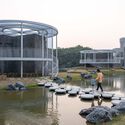 Walk through the water into the vent shaft at Honghu park. Image © Chao Zhang On World Health Day: How Architecture Shapes Well-Being in Everyday Spaces - Image 4 of 14