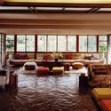 Fallingwater interior, designed by Frank Lloyd Wright. Image © Robert P. Ruschak - Western Pennsylvania Conservancy Frank Lloyd Wright’s Fallingwater Reopens After Restoration, Celebrating Its 90th Anniversary - Image 3 of 5