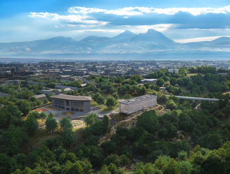 MVRDV Begins Construction on the EU TUMO Convergence Center in Yerevan, Armenia - More Images
