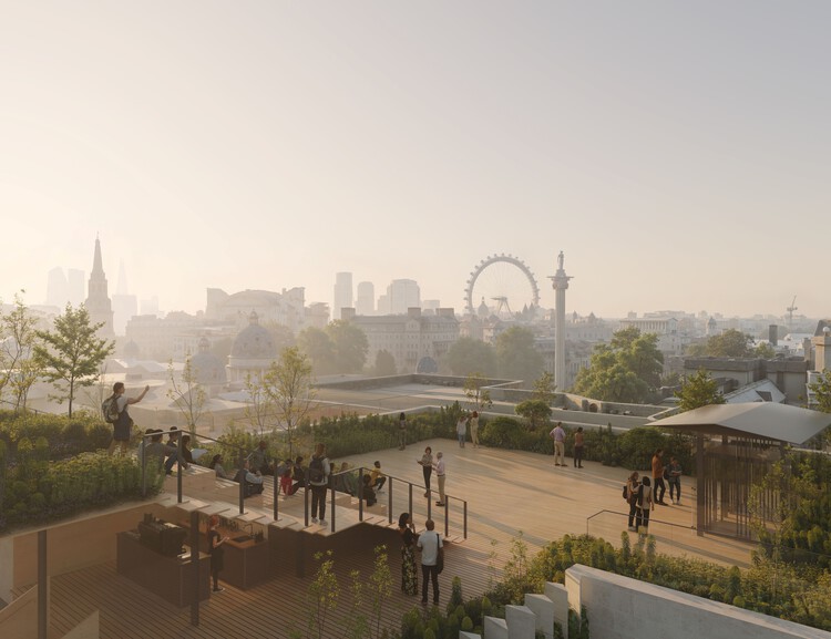 Kengo Kuma and Associates Wins Competition to Design New Wing for London's National Gallery - More Images