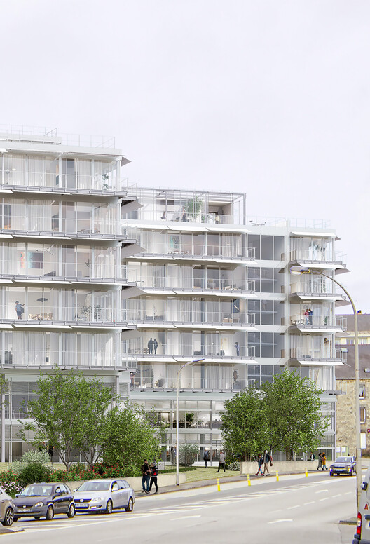 Lacaton & Vassal and Emmanuelle Delage to Transform Administrative Center into Mixed-Use Housing and Offices in Vannes, France - More Images