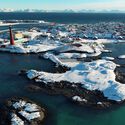 The Whale by Dorte Mandrup, Construction phase. Image © Tejre Løkke Dorte Mandrup’s The Whale Advances Along Norway’s Arctic Coastline - Image 5 of 11