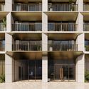 Taipei Residence, Henning Larsen. Render. Image © Proloog Henning Larsen Reveals Designs for Residential Tower Adjacent to Daan Park in Taipei - Image 3 of 8