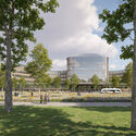 Main Hospital frontal view. Spedali Civili di Brescia redevelopment project, 2026 CRA-Carlo Ratti Associati and Park Associati Led Team Selected to Redesign Brescia's Spedali Civili Hospital Campus in Italy - Image 5 of 14