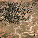 An aerial view of the area surrounding Anefis and Kidal, in northern Mali, 2015. Image © United Nations Photo via Flickr, licensed under CC BY-NC-ND 2.0 Africa and China Advance Great Green Walls as Continental Wildlife Corridors - Image 5 of 7