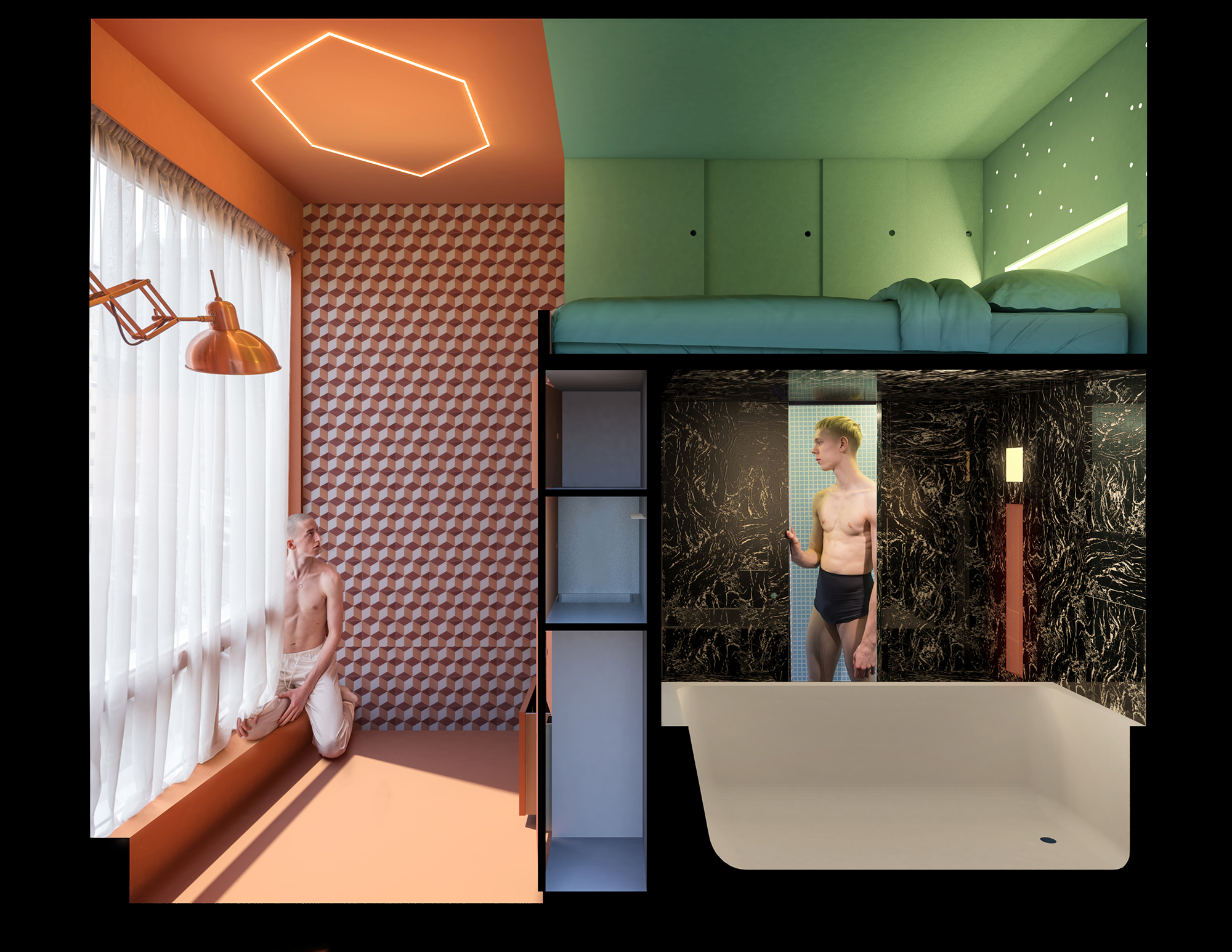 The Cabanon - the biggest smallest apartment in the world - architizer