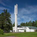 Church of Three Crosses, view towards the southern entrance of the church (from the vicarage). Image © Maija Holma, Courtesy of Alvar Aalto Foundation 19 New UNESCO World Heritage Sites and the Restoration of Hollywood's Cinerama Dome: This Week's Review - Image 2 of 29