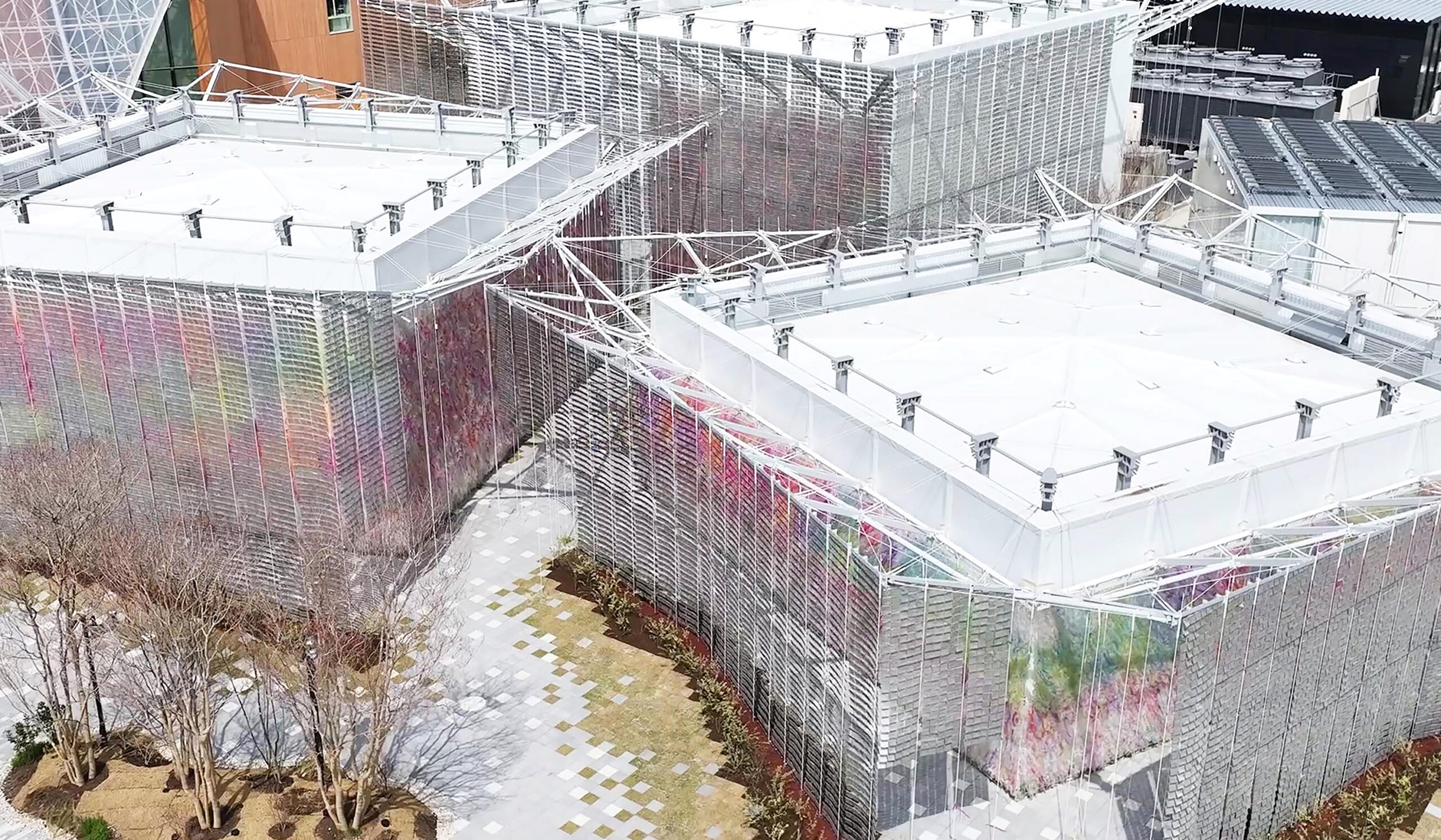 NTT Pavilion: Architecture Draped in Emotion by NTT Facilities, INC., Osaka, Japan Jury Winner, Details (Architecture +Facades), 14th Annual A+Awards