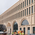Gothenburg Grand Central station by Reiulf Ramstad Arkitekter. Building site photos, 2026. Image © Kristian Aalerud Reused Brick and Timber Shape Reiulf Ramstad Arkitekter's New Railway Station in Sweden - Image 2 of 20