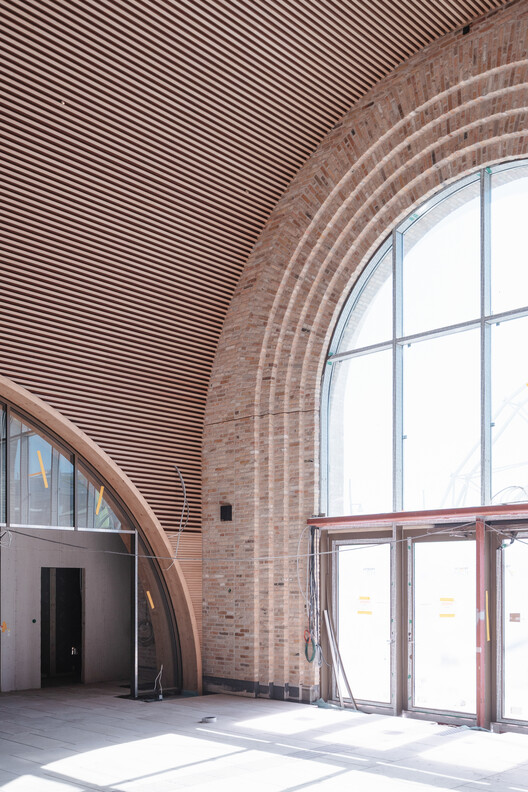 Reused Brick and Timber Shape Reiulf Ramstad Arkitekter's New Railway Station in Sweden - Image 9 of 20