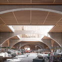 Gothenburg Grand Central station by Reiulf Ramstad Arkitekter. Building site photos, 2026. Image © Kristian Aalerud Reused Brick and Timber Shape Reiulf Ramstad Arkitekter's New Railway Station in Sweden - Image 5 of 20