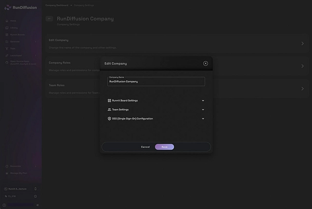RunDiffusion platform