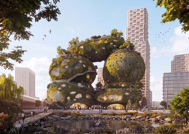 MVRDV Wins Competition to Design Shift Embassy in Rotterdam - More Images