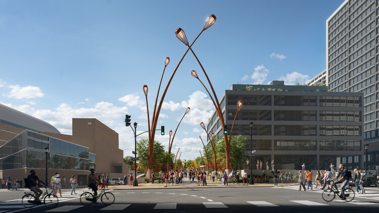 Heatherwick Studio Unveils New Images of Louisville's Belvedere Riverfront Plaza Redesign - Image 3 of 6