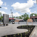 Jack Self, Josh Harskamp and Max Fine's architectural battery in Cannington, Ontario, 2026. Image © Jon Laytner Prototype Architectural Battery Turns Public Space Into Urban Energy Storage in Ontario, Canada - Image 2 of 19