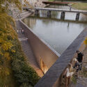 The Royal Treasury The Moat and the fisurre. Image © AART AART Wins Competition for Underground Royal Treasury at Rosenborg Castle in Copenhagen - Image 4 of 11
