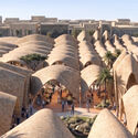 Benghazi 2050: Vision and Digital Planning Hub. Central Souk roofscape. Image Courtesy of ZHA ZHA-Led Team Reveals Vision and Digital Planning Hub for Benghazi's 2050 City Plan in Libya - Image 5 of 18