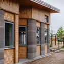 Skovsporet Student Village designed by SAGA Space Architects. Image © Edi Cliff SAGA Space Architects and 3DCP Group Complete 36-Unit 3D-Printed Student Village in Denmark - Image 2 of 16