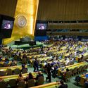 General Assembly Adopts Resolution on Rebalancing Global Cartographic Representation. Image © UN Photo/Loey Felipe UN General Assembly Votes to Promote Equal Earth Projection for More Accurate World Maps - Image 4 of 8