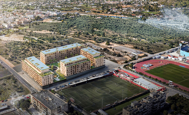 Stefano Boeri Architetti Wins Competition for Timber Affordable Housing in Ibiza - More Images