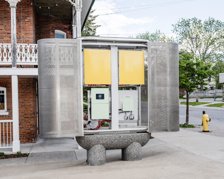 Prototype Architectural Battery Turns Public Space Into Urban Energy Storage in Ontario, Canada - More Images