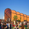 Macondo Park for Shakira Residency by BIG-Bjarke Ingels Group. Image © Adrià Goula Photo BIG’s Macondo Park Opens as a Temporary Cultural Landscape for Shakira’s Madrid Residency - Image 4 of 13