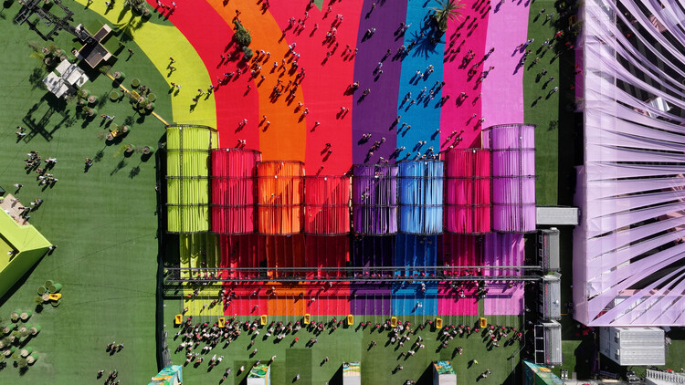 BIG’s Macondo Park Opens as a Temporary Cultural Landscape for Shakira’s Madrid Residency - Image 9 of 13