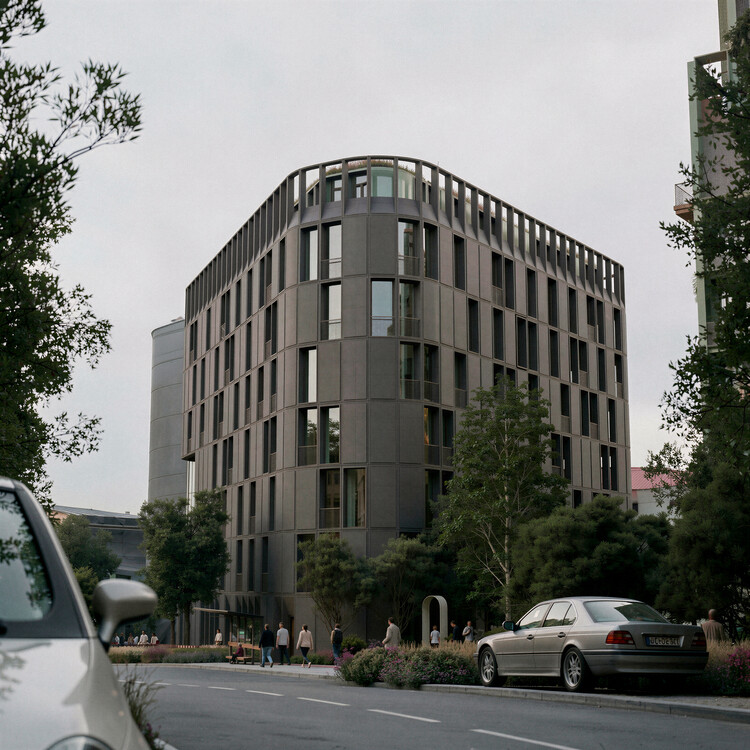 OODA and LJ-Group Transform a Prague City Block into a Permeable Mixed-Use Complex with a Landscaped Central Plaza - Image 9 of 15