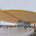 The Frank Liu Jr. Academy for Music and Arts (FLAMA) adaptive reuse project by OMA/Jason Long, 2026. Image © Out of RAM OMA/Jason Long Is Transforming Houston’s Historic Folger Coffee Plant into a Music and Arts School - Image 4 of 8