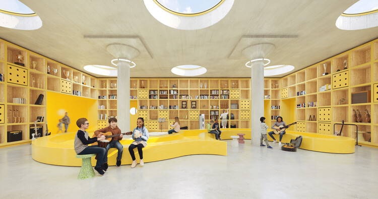 OMA/Jason Long Is Transforming Houston’s Historic Folger Coffee Plant into a Music and Arts School - Image 5 of 8