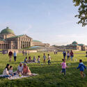 New Welcome Hall at the Griffin Museum of Science and Industry. Image Courtesy of RAMSA RAMSA Unveils Plans for New Welcome Hall at Chicago’s Griffin Museum of Science and Industry - Image 2 of 5